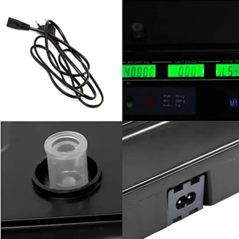 Balance électronique de calcul de prix avec plateau inox et affichage LED