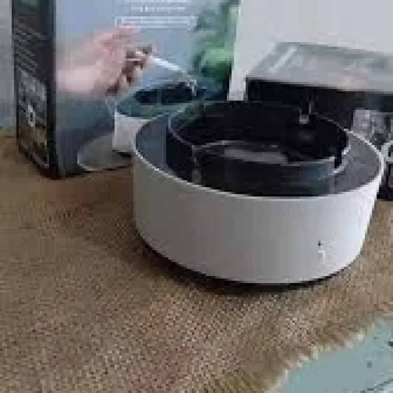 Cendrier intelligent auto-extinguible avec purification de fumée intégrée