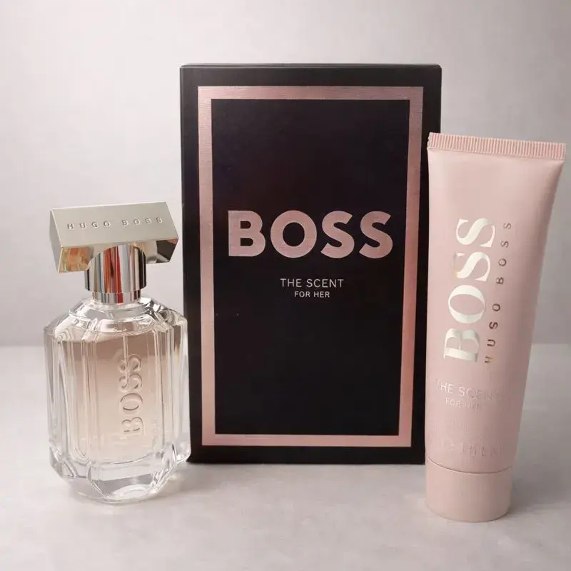 Coffret parfum femme Hugo Boss The Scent eau de parfum avec lotion parfumée