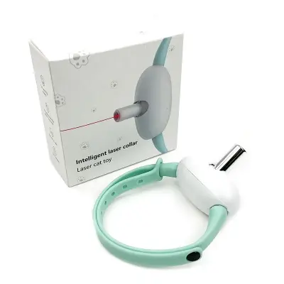Collier intelligent pour chat avec laser intégré et sangle réglable