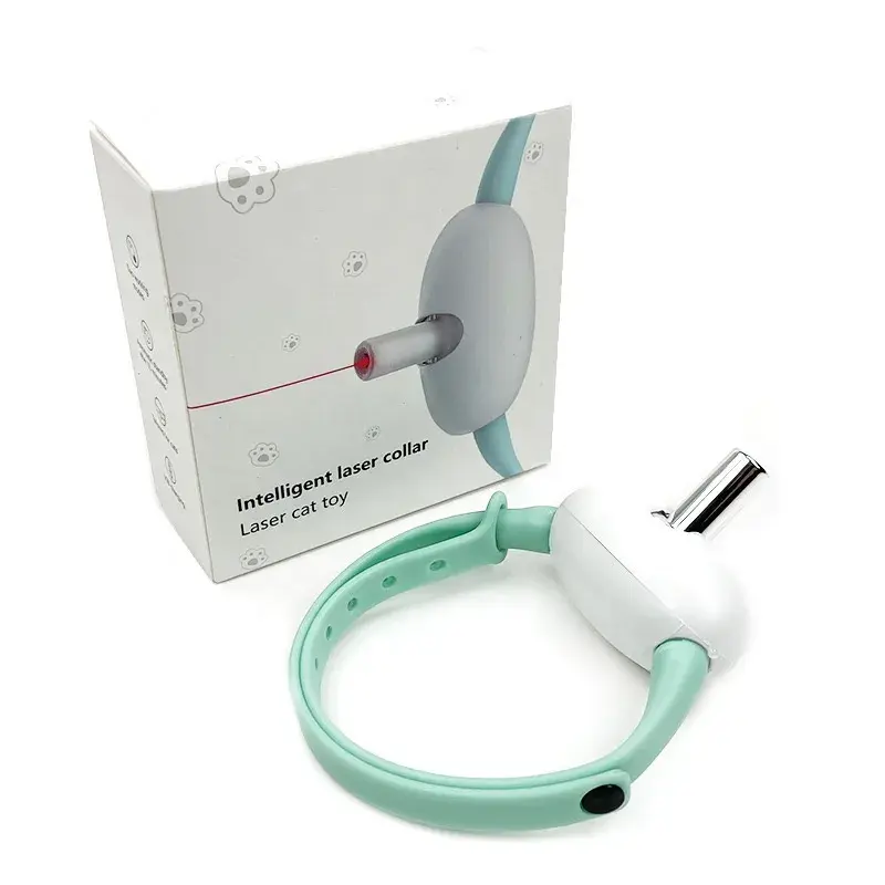 Collier intelligent pour chat avec laser intégré et sangle réglable