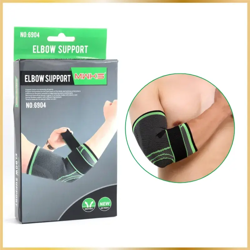 Coudière de maintien élastique avec sangle ajustable et tissu respirant