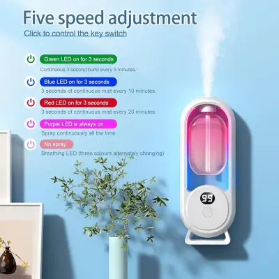 Diffuseur de parfum automatique avec brumisation continue pour intérieur