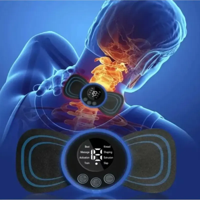 Appareil de massage EMS mini rechargeable avec modes multiples
