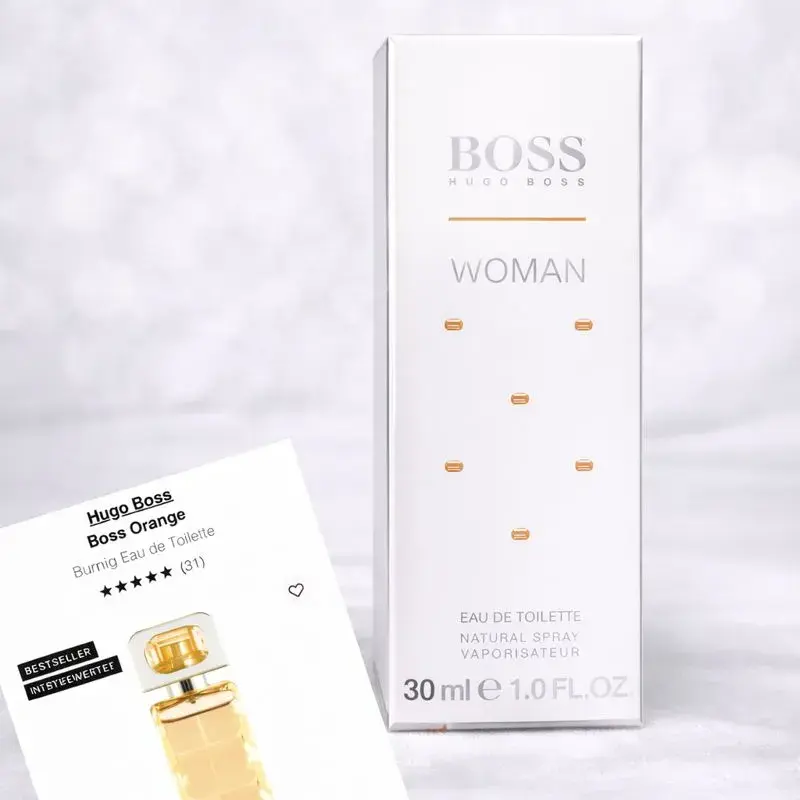 Parfum femme Boss Orange Woman eau de toilette flacon verre 30 ml