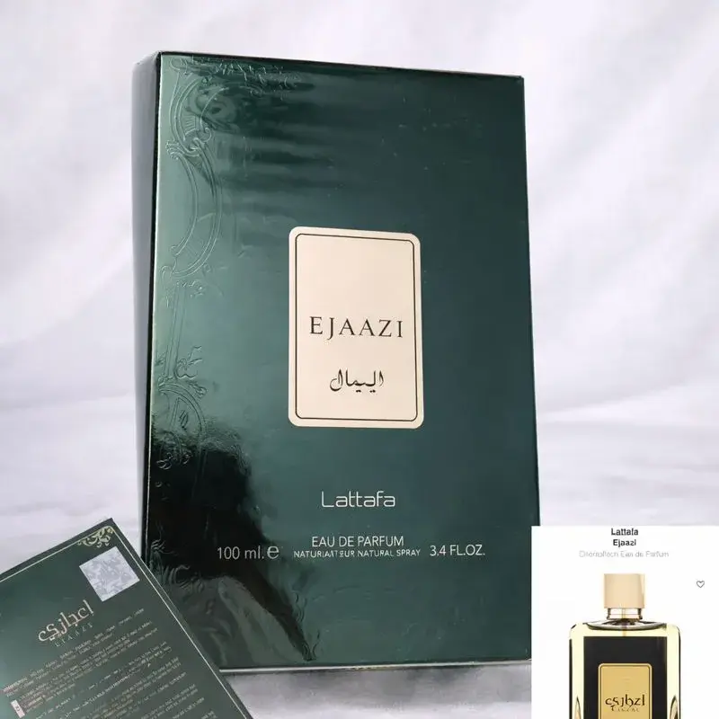 Parfum Lattafa Ejaazi eau de parfum flacon élégant noir et or 100 ml