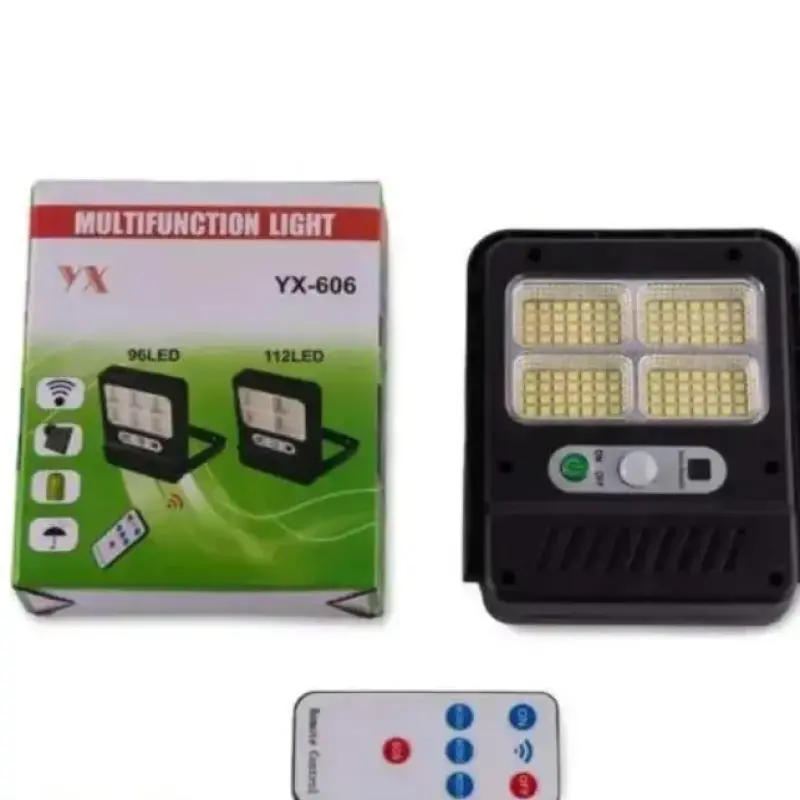 Projecteur LED multifonction rechargeable YX-606 avec télécommande