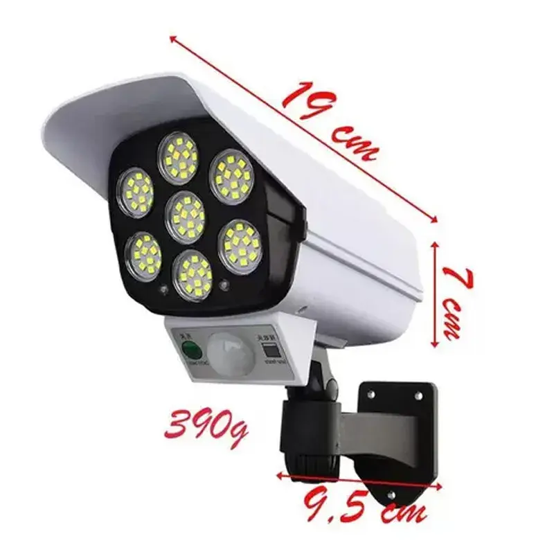 Applique murale solaire avec détecteur de mouvement et télécommande intégrée