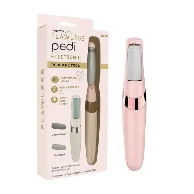 Râpe électrique pour pieds rechargeable avec têtes interchangeables