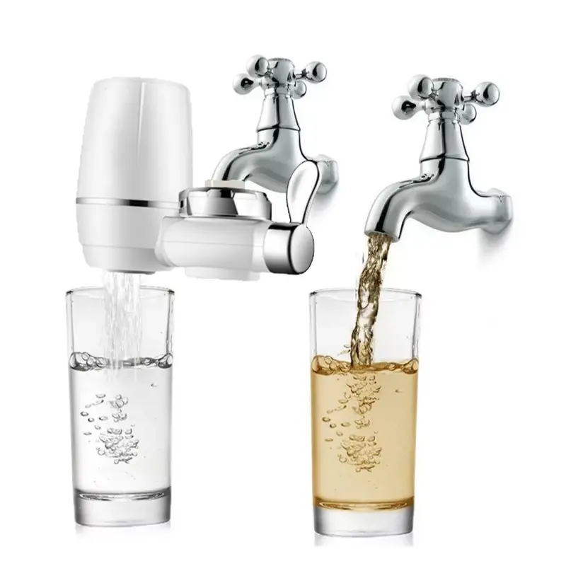 Purificateur d’eau pour robinet avec filtre intégré, installation directe