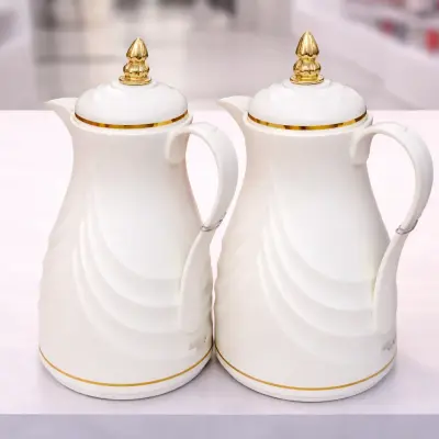 Thermos isotherme blanc luxe