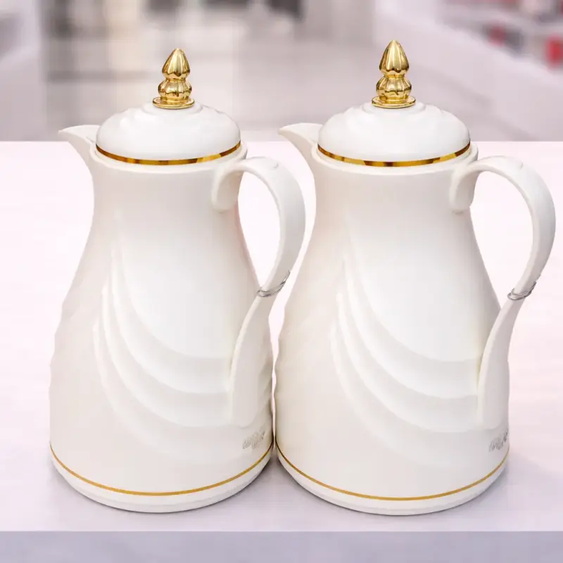 Thermos isotherme blanc luxe